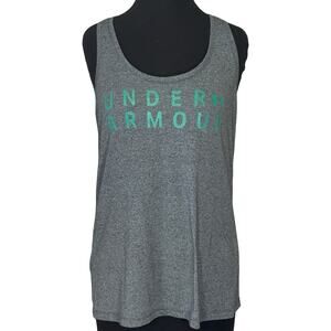Under Armour Threadborne Training Tank Gray Women’s Medium